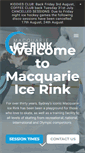 Mobile Screenshot of macquarieicerink.com.au